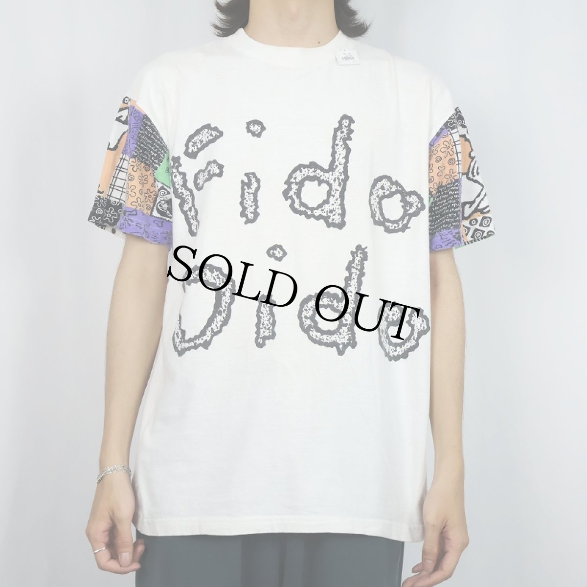 画像2: 90's Fido Dido USA製 プリントTシャツ S (2)