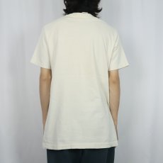 画像3: 80〜90's B.V.D. USA製 無地ポケットTシャツ L (3)