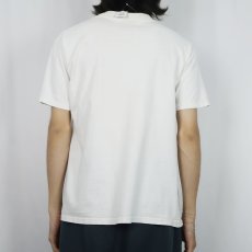 画像3: 90's Fred Babb USA製 "sax no to real jobs." アートプリントTシャツ L (3)