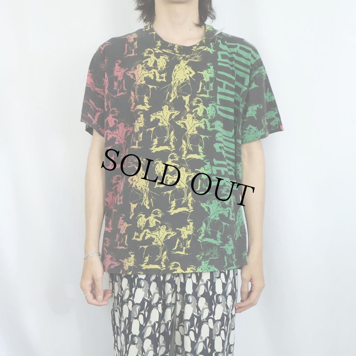 画像2: 90's "Buffalo Soldier" 大判プリントTシャツ (2)