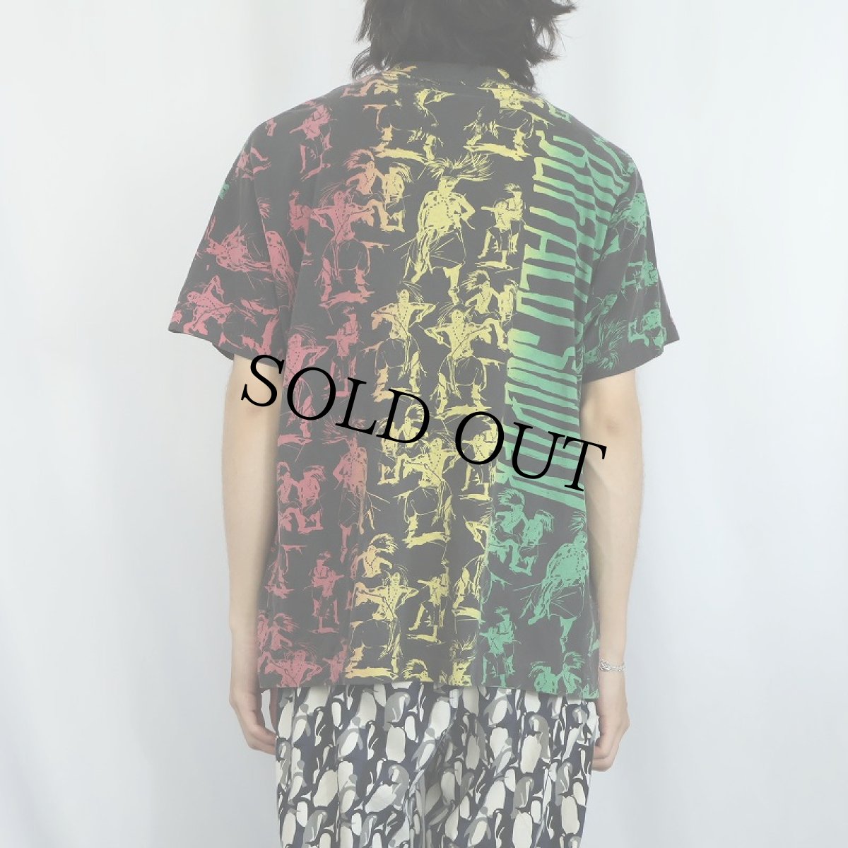 画像3: 90's "Buffalo Soldier" 大判プリントTシャツ (3)