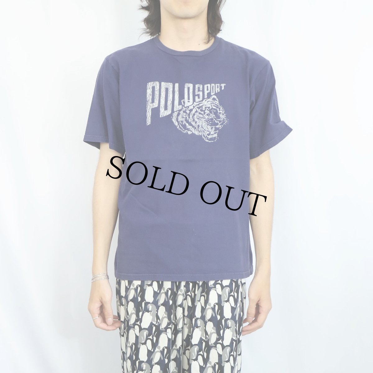 画像2: Ralph Lauren POLO SPORT "ポロタイガー" プリントTシャツ XL (2)