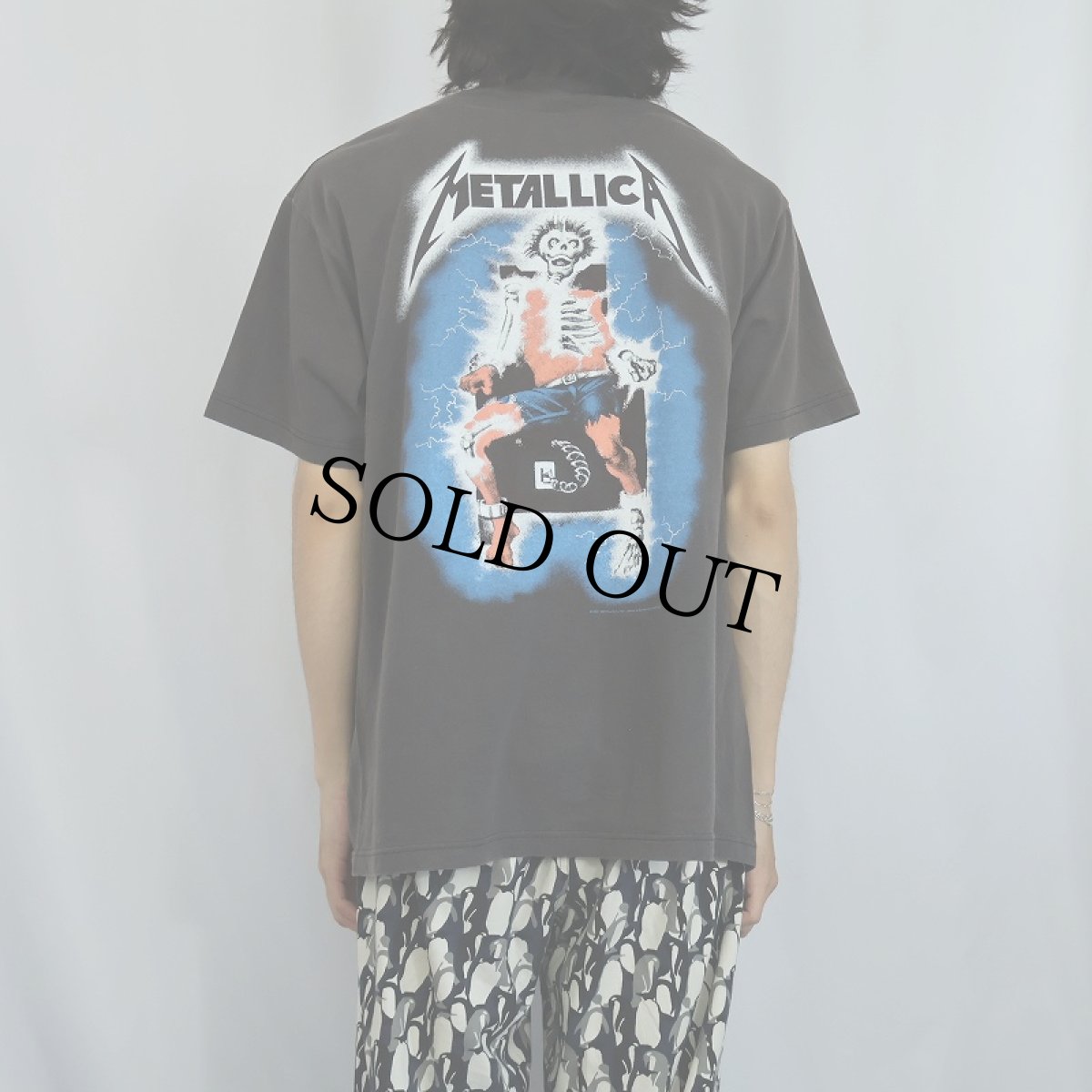 画像3: 2000's METALLICA "RIDE THE LIGHTING" ロックバンドアルバムプリントTシャツ BLACK L (3)