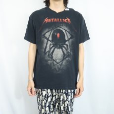 画像2: METALLICA ロックバンドプリントTシャツ BLACK L (2)