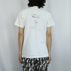 画像3: 90's USA製 "Survival of the Fittest" ダイビングプリントTシャツ M (3)