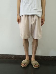 画像2: 90's GAP 2タック リネンコットンショーツ W35 (2)