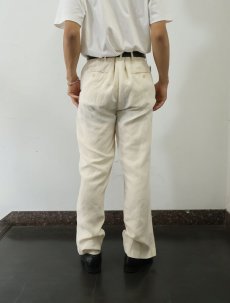 画像3: POLO Ralph Lauren リネン×シルク スラックス W36 (3)