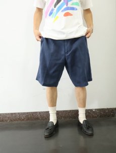 画像2: POLO Ralph Lauren "BRADBURY FIT" リネンショーツ NAVY W34 (2)