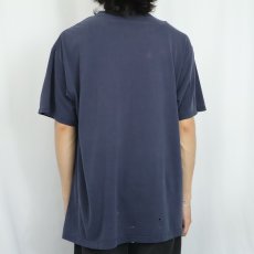 画像3: The Three Stooges "WHY SOITENLY!" コメディアンプリントTシャツ NAVY (3)