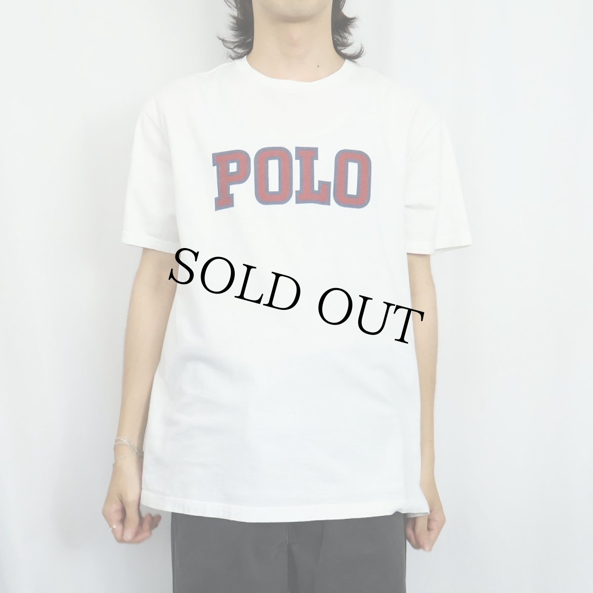 画像2: POLO Ralph Lauren ロゴプリントTシャツ L (2)
