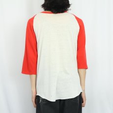 画像3: 80's RED MAN タバコブランド インディアンヘッド ラグランTシャツ (3)