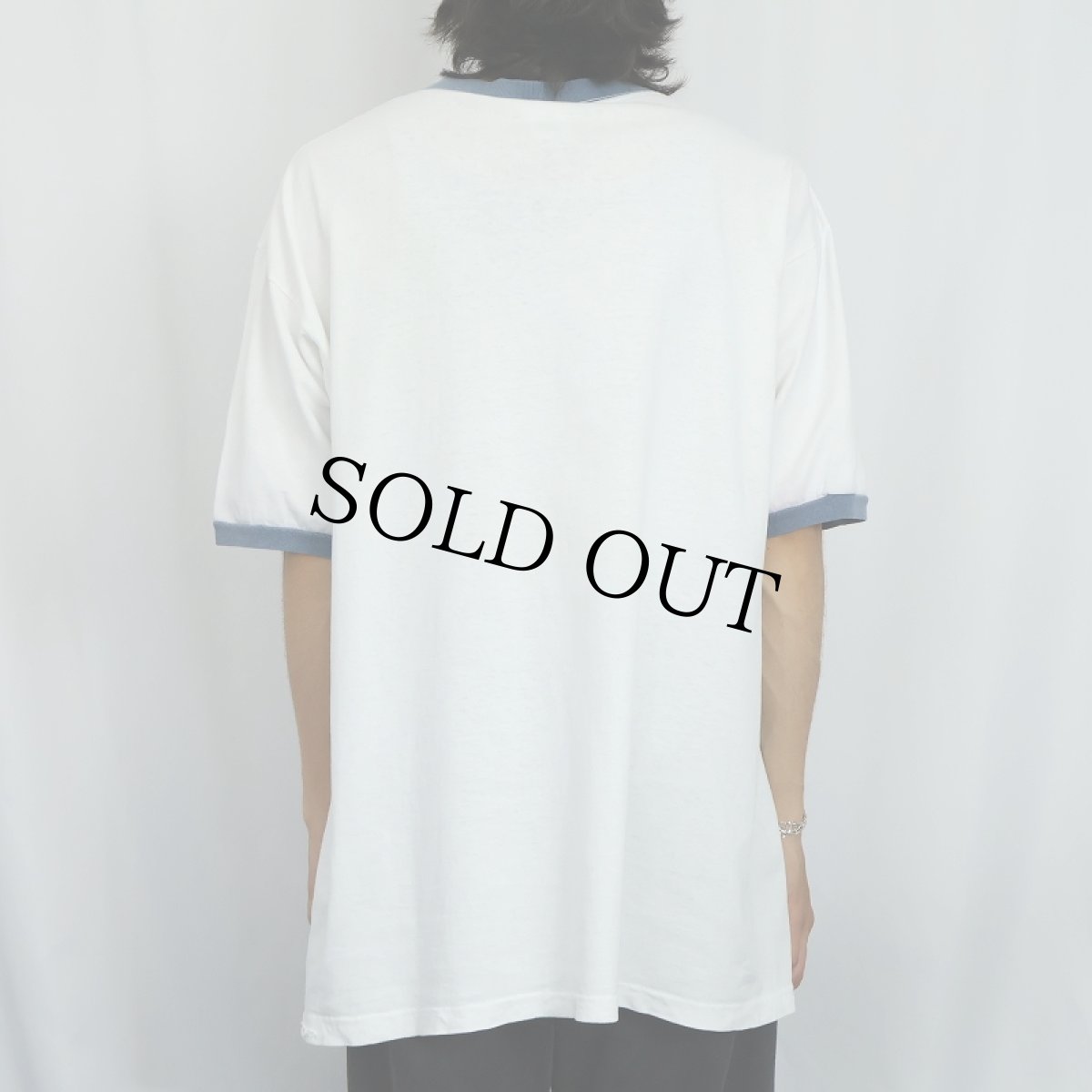 画像3: 90's Doughboy USA製 キャラクタープリント リンガーTシャツ XL (3)