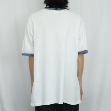画像3: 90's Doughboy USA製 キャラクタープリント リンガーTシャツ XL (3)