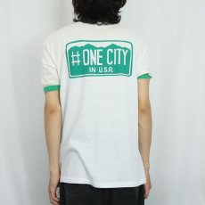 画像3: 80's PUEBL COLORADO プリントリンガーTシャツ L (3)