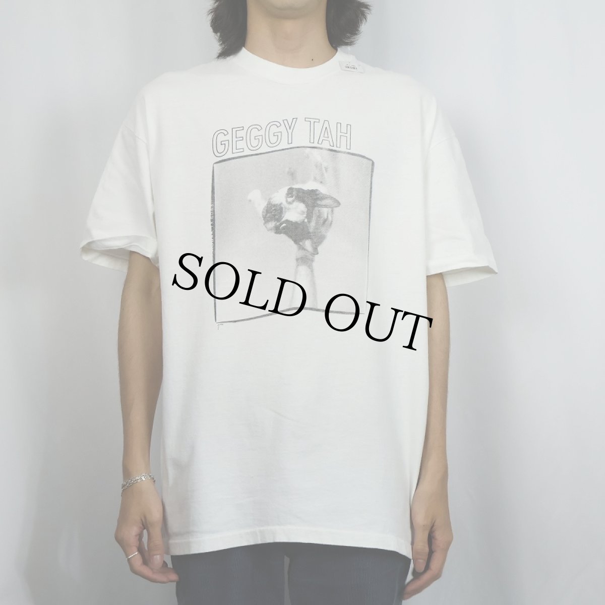 画像2: 90's GEGGY TAH オルタナティブロックバンド プリントTシャツ XL (2)