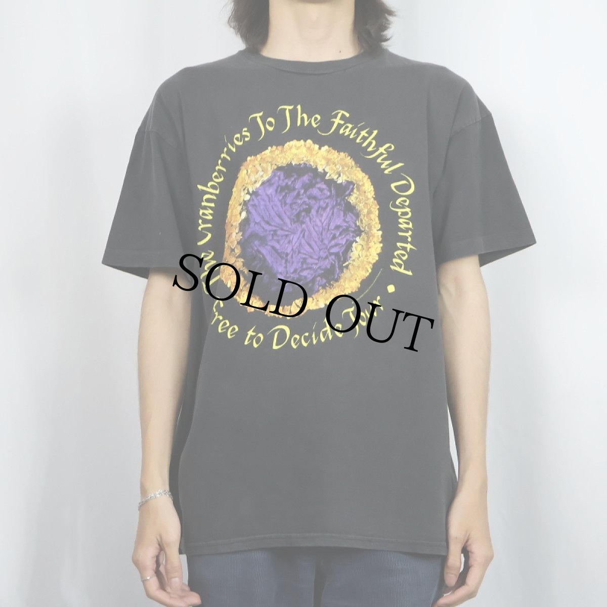 画像2: 90's The Cranberries USA製 "Free to Decide Tour" ロックバンド ツアープリントTシャツ BLACK XL (2)