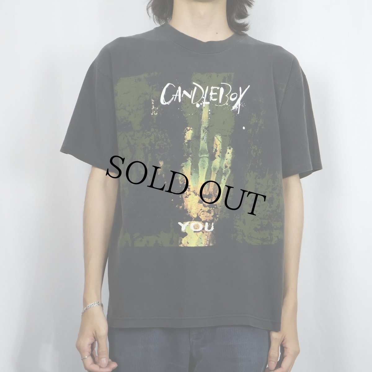 画像2: 90's CANDLEBOX USA製 "YOU" ロックバンド アルバムプリントTシャツ BLACK L (2)