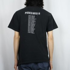 画像4: 2000's PIXIES ロックバンド ツアープリントTシャツ BLACK M (4)