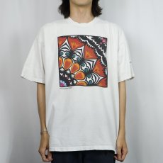 画像2: British Airways 航空会社 民芸柄 プリントTシャツ XL (2)