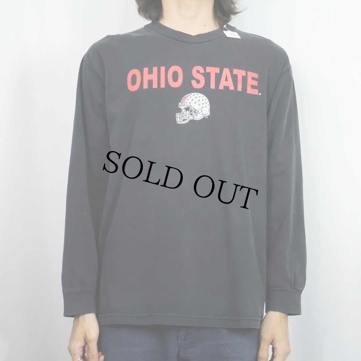画像3: OHIO STATE GO BUCKS アメリカンフットボールチーム プリントロンT L (3)