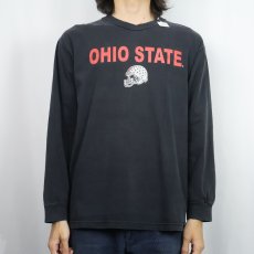 画像3: OHIO STATE GO BUCKS アメリカンフットボールチーム プリントロンT L (3)