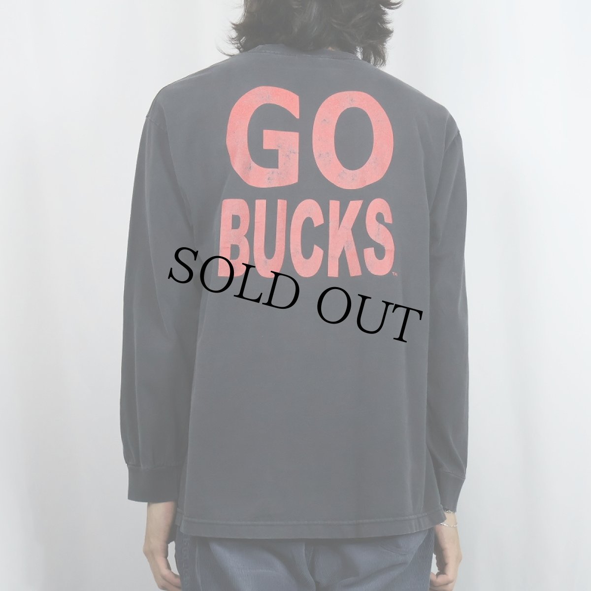 画像4: OHIO STATE GO BUCKS アメリカンフットボールチーム プリントロンT L (4)
