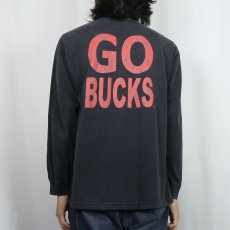 画像4: OHIO STATE GO BUCKS アメリカンフットボールチーム プリントロンT L (4)