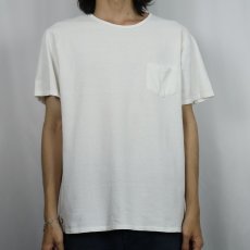 画像2: 90's Ralph Lauren USA製 鹿の子ポケットTシャツ L (2)