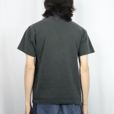 画像3: 90's SLOPPY JOE'S "Ernest Hemingway" バープリントTシャツ BLACK (3)