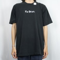 画像2: 90's "I'M DEAD" プリントTシャツ BLACK XL (2)