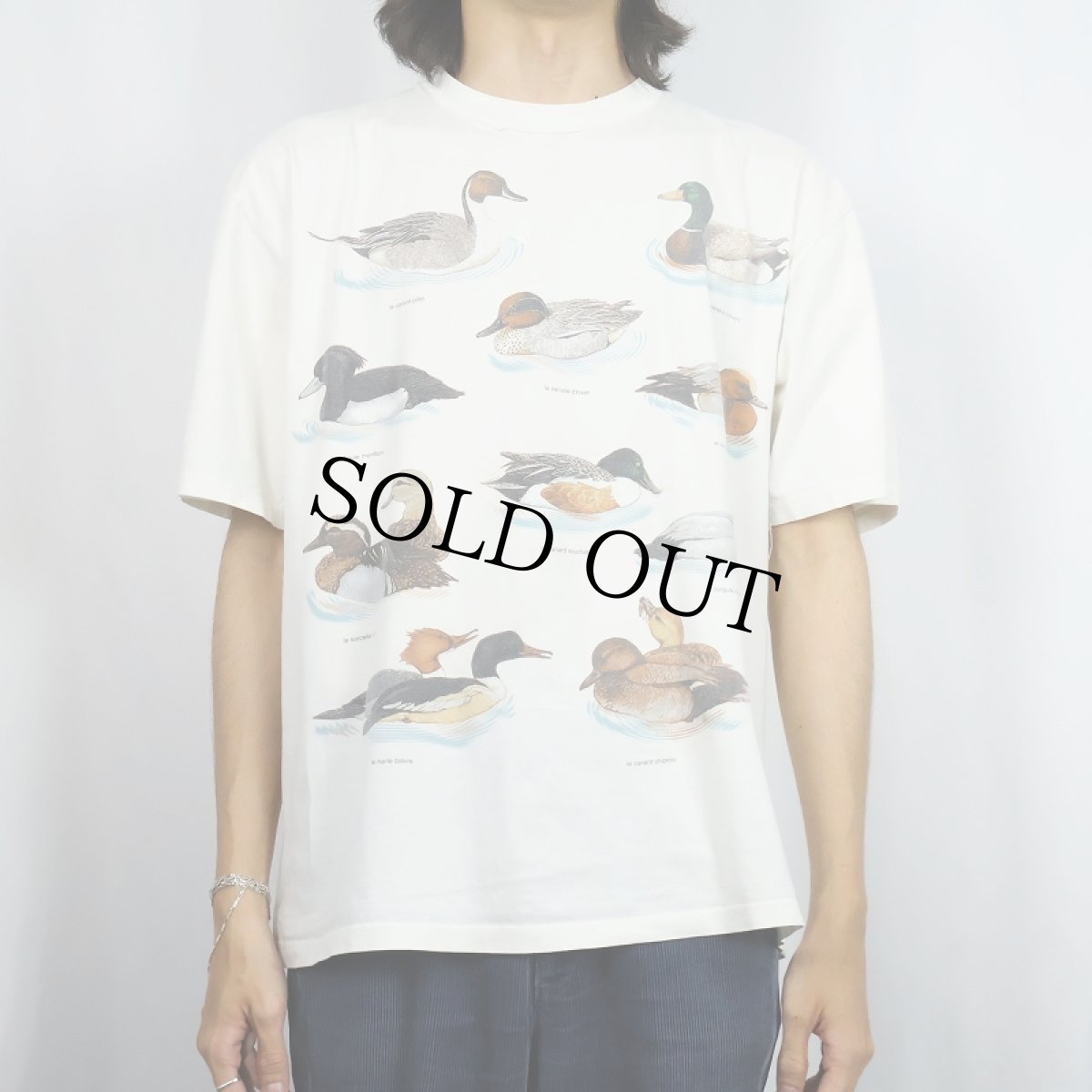 画像2: 【SALE】 カモ柄 プリントTシャツ XL (2)