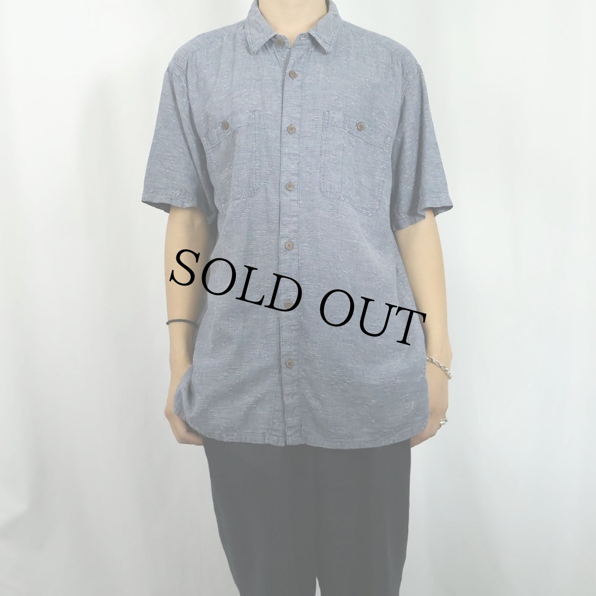画像2: 2019SS Patagonia "HEMP×ORGANIC COTTON" シャツ L (2)