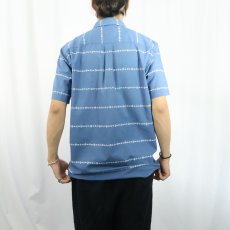 画像3: 2020SS Patagonia "ORGANIC COTTON" ボーダー柄コットンシャツ M (3)
