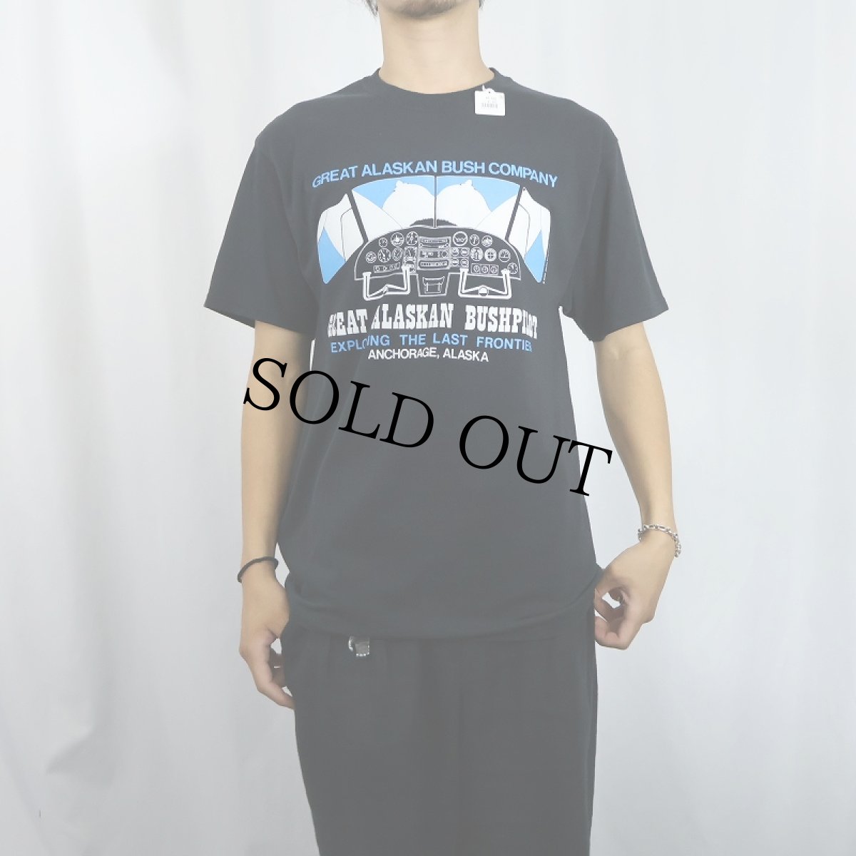 画像2: 90's〜 "Great Alaskan Bushpilot" エロプリントTシャツ BLACK (2)