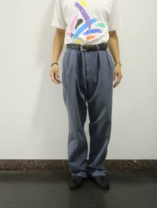 画像2: 90's POLO Ralph Lauren USA製 2タックチノトラウザーズ W31 (2)
