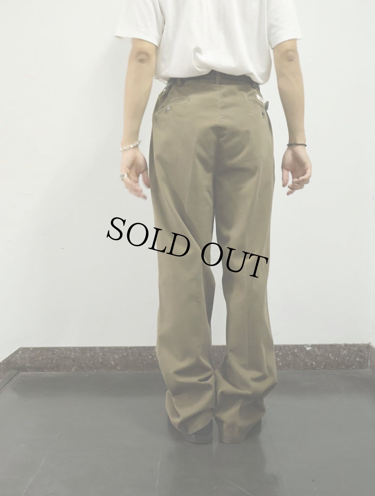画像3: POLO Ralph Lauren "ANDREW PANT" 2タックチノトラウザーズ W33 (3)