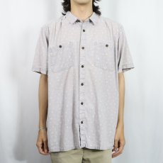 画像2: 2021SS Patagonia Patagonia "HEMP×ORGANIC COTTON" 花柄 コットンシャツ XL (2)