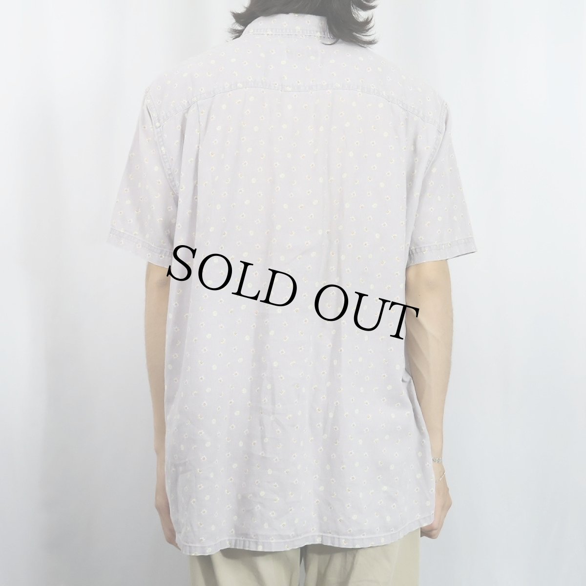 画像3: 2021SS Patagonia Patagonia "HEMP×ORGANIC COTTON" 花柄 コットンシャツ XL (3)