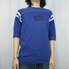 画像2: 80's USA製 "Families Are Forever" フットボールTシャツ L (2)