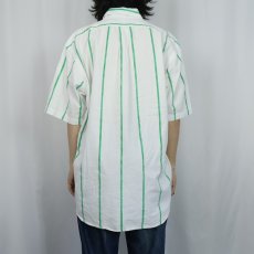 画像3: Ralph Lauren ストライプ柄 コットンボタンダウンシャツ L (3)