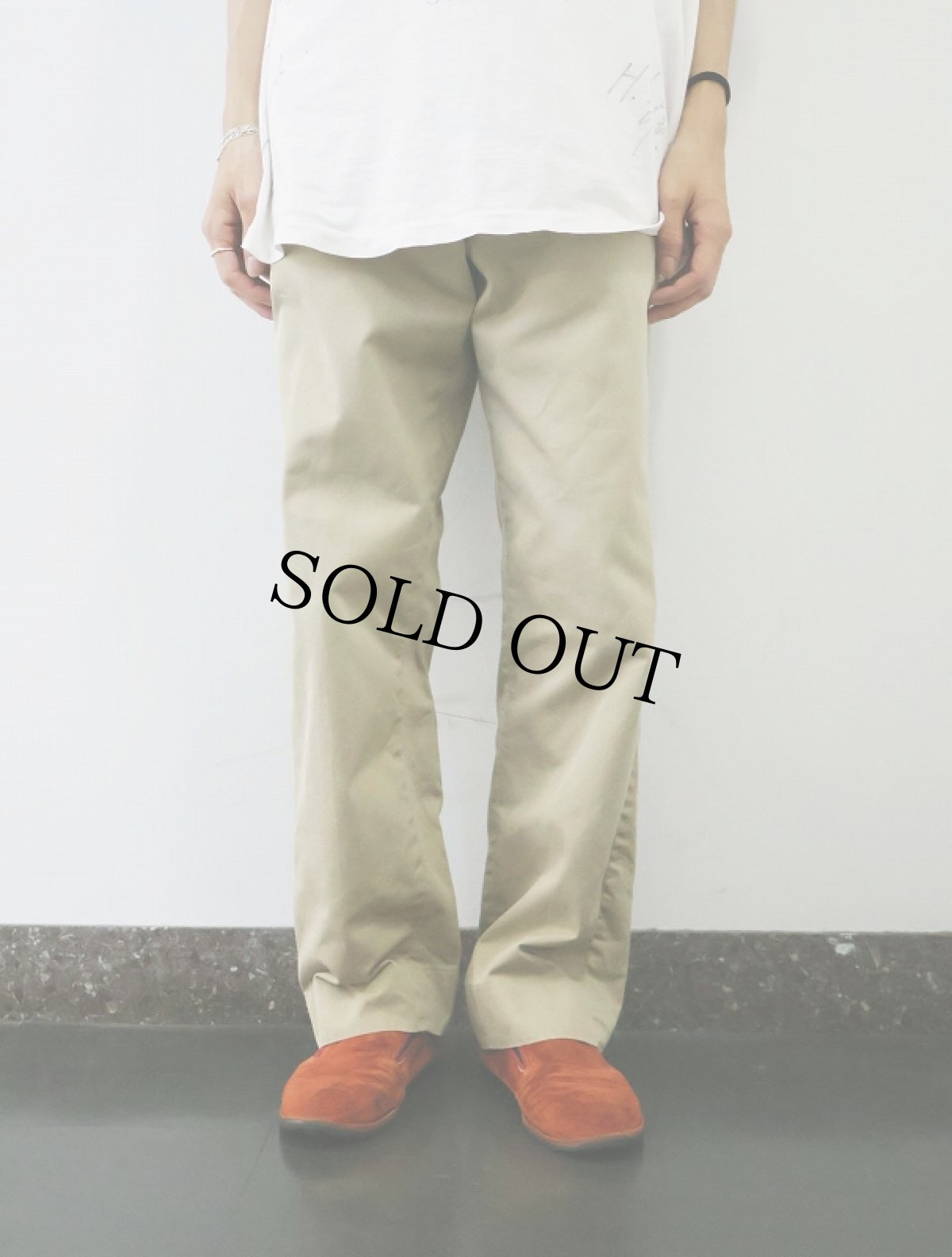 画像2: 60's U.S.ARMY チノトラウザーズ W30 (2)