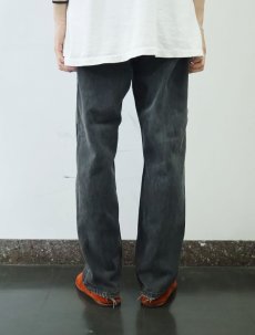 画像3: 90's Levi's 505 USA製 サルファブラック デニムパンツ W35 (3)