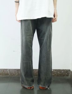 画像3: 90's Levi's 565 USA製 サルファブラック デニムパンツ W36 (3)