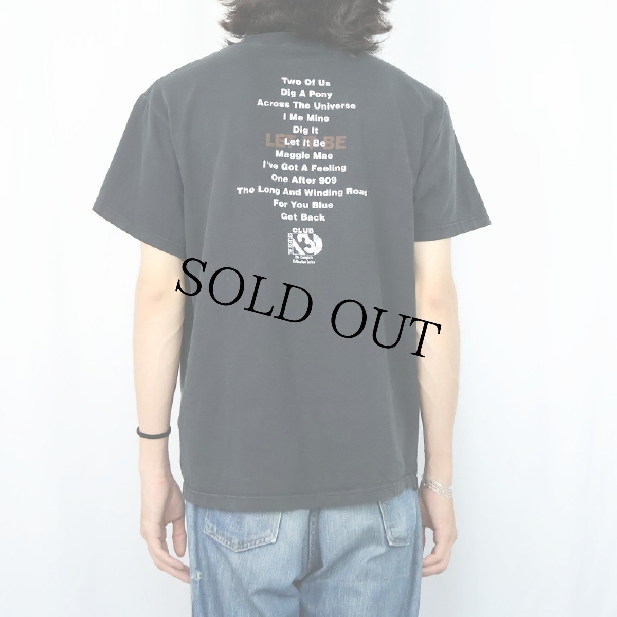 画像3: 90's〜 THE BEATLES "LET IT BE" ロックバンドプリントTシャツ BLACK L (3)