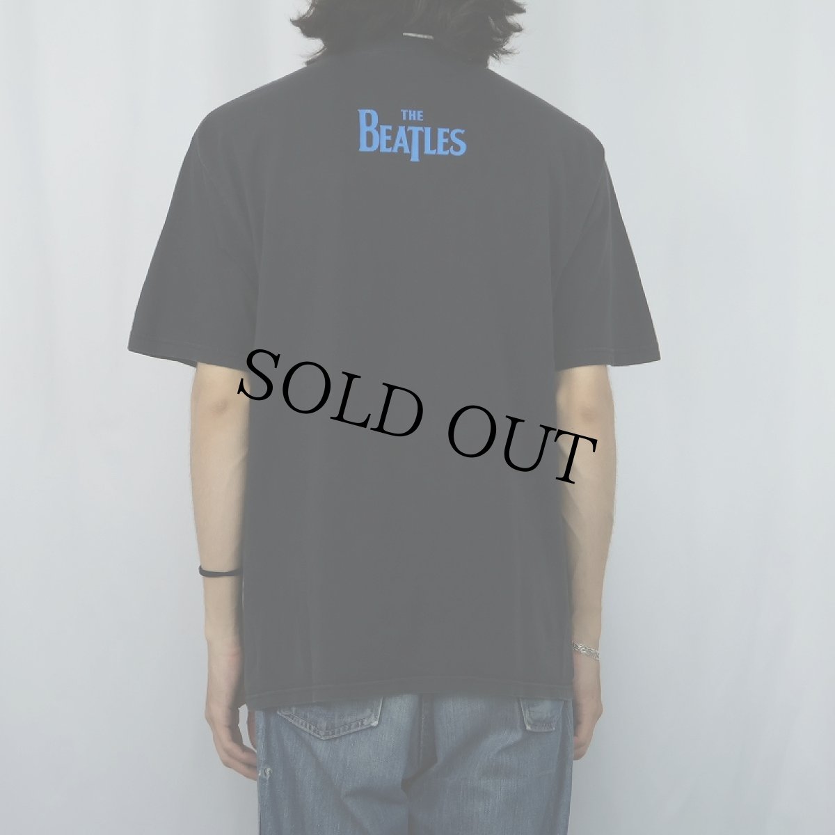 画像3: 2000's THE BEATLES ロックバンドプリントTシャツ BLACK L (3)