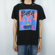 画像2: 90's THE BEATLES USA製 "Final concert appearance" ロックバンドプリントTシャツ BLACK L (2)