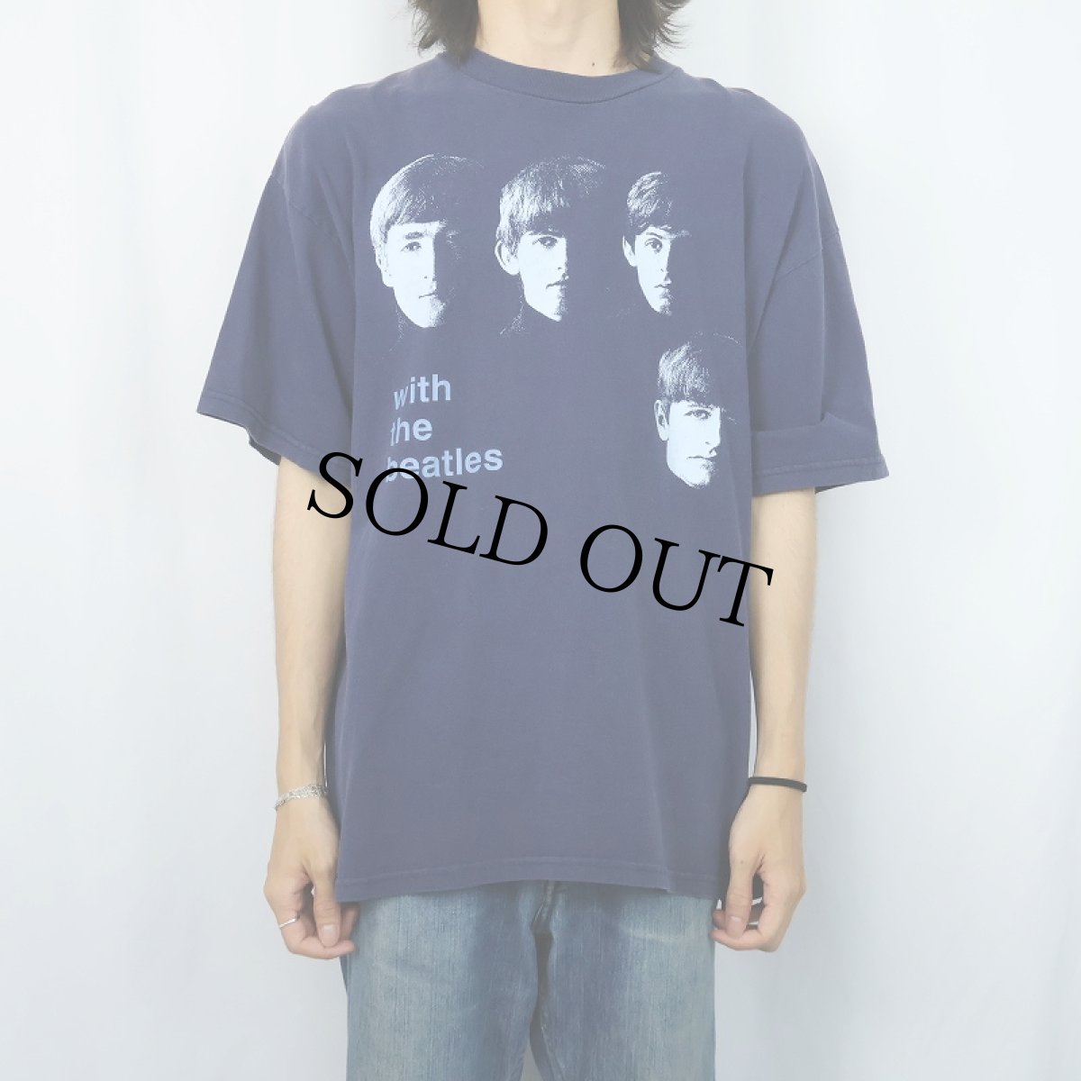 画像3: 90's THE BEATLES USA製 ロックバンドプリントTシャツ XL (3)