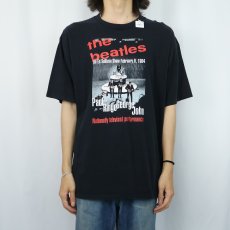 画像2: THE BEATLES ロックバンドプリントTシャツ BLACK (2)