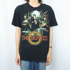 画像2: 2000's THE BEATLES ロックバンドプリントTシャツ BLACK L (2)