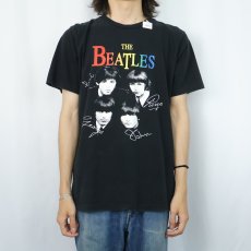 画像2: 2000's〜 THE BEATLES ロックバンドプリントTシャツ BLACK (2)